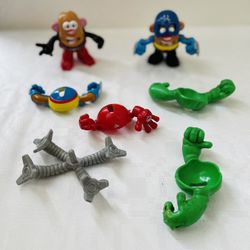 Mr Potato Head Mini Mixable Super Heroes Lot