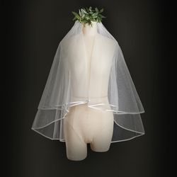 Wedding white veil