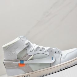 Jordan 1 High Off White White 44