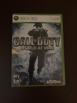 Call of Duty World at War Xbox 360