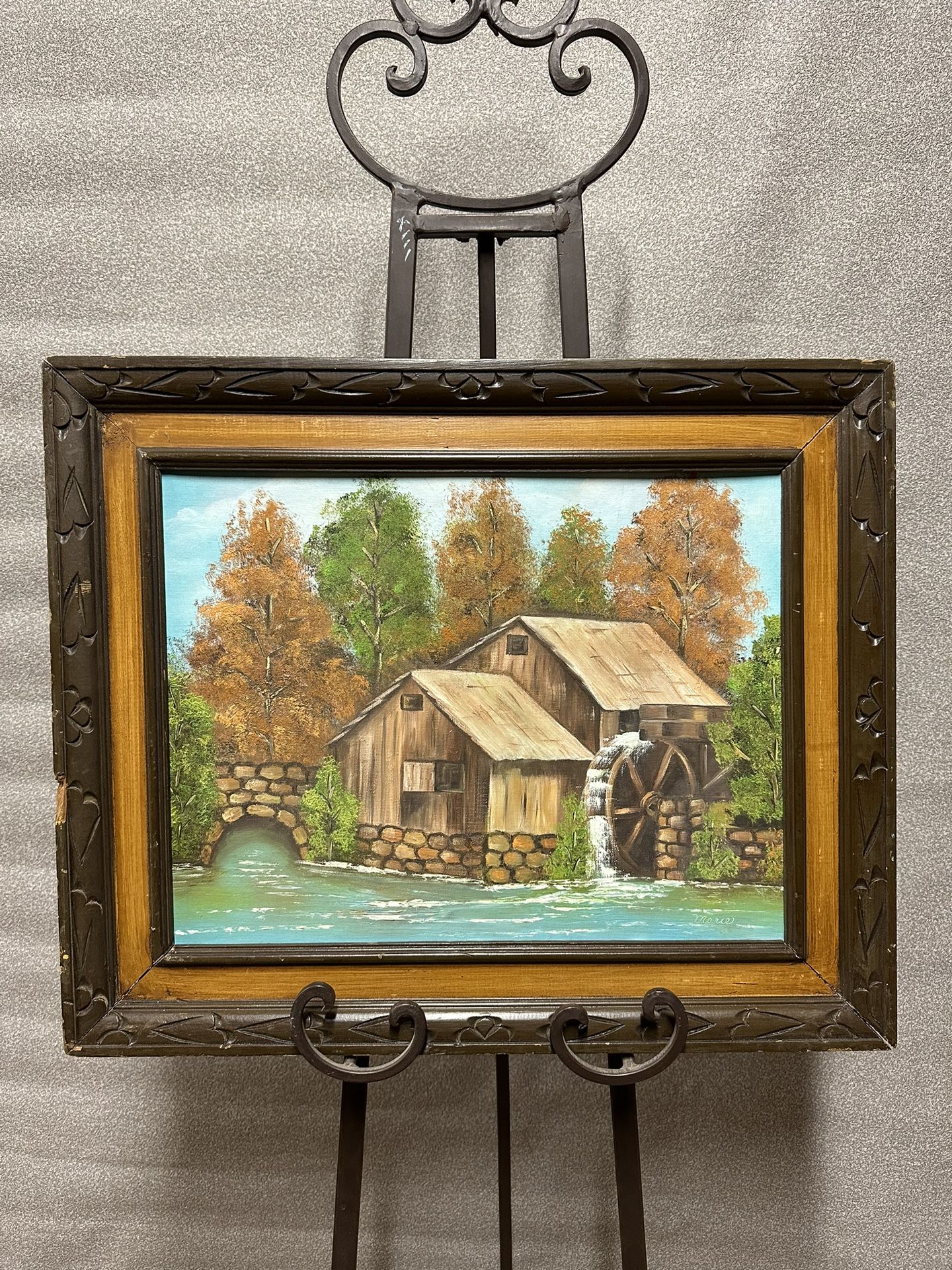 Vintage wood Carved Frame