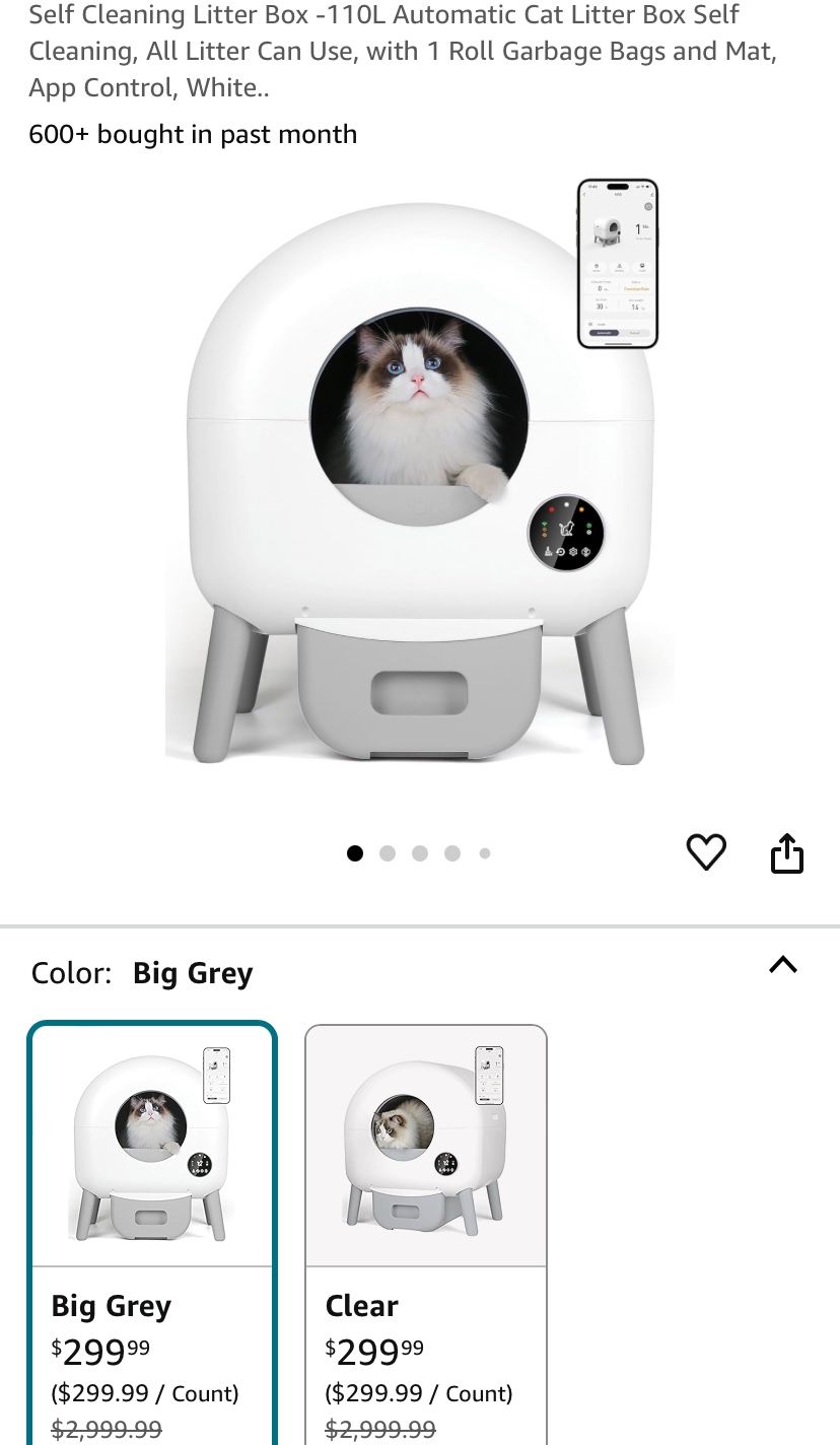 Smart Cat Self Cleaning Litter Box