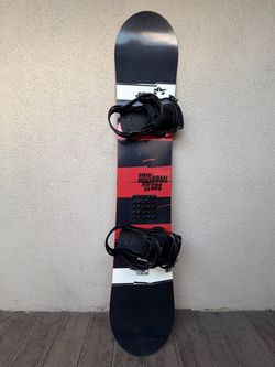 Rome GR Snowboard and Burton Bindings