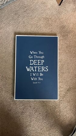 Scripture Wood Wall Sign