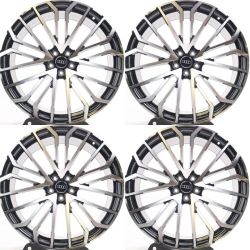 22" AUDI Q5 SQ5 Q7 SQ7 Q8 SQ8 RSQ8 Rims Wheels Set of 4 22x9.5 5x112