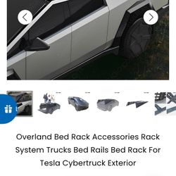 Overland Bed Rack System For Tesla Cybertruck 