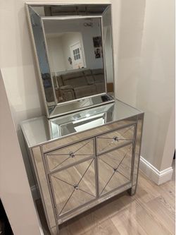 Mirror and storage