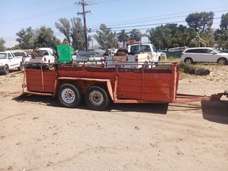 Double axcel trailer heavy duty