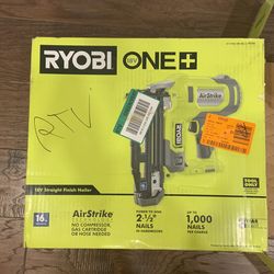 ONE+ 18V 16-Gauge Cordless AirStrike Finish Nailer (Tool Only)