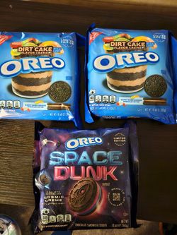 Dirt Cake Oreos And Space Dunk Oreos