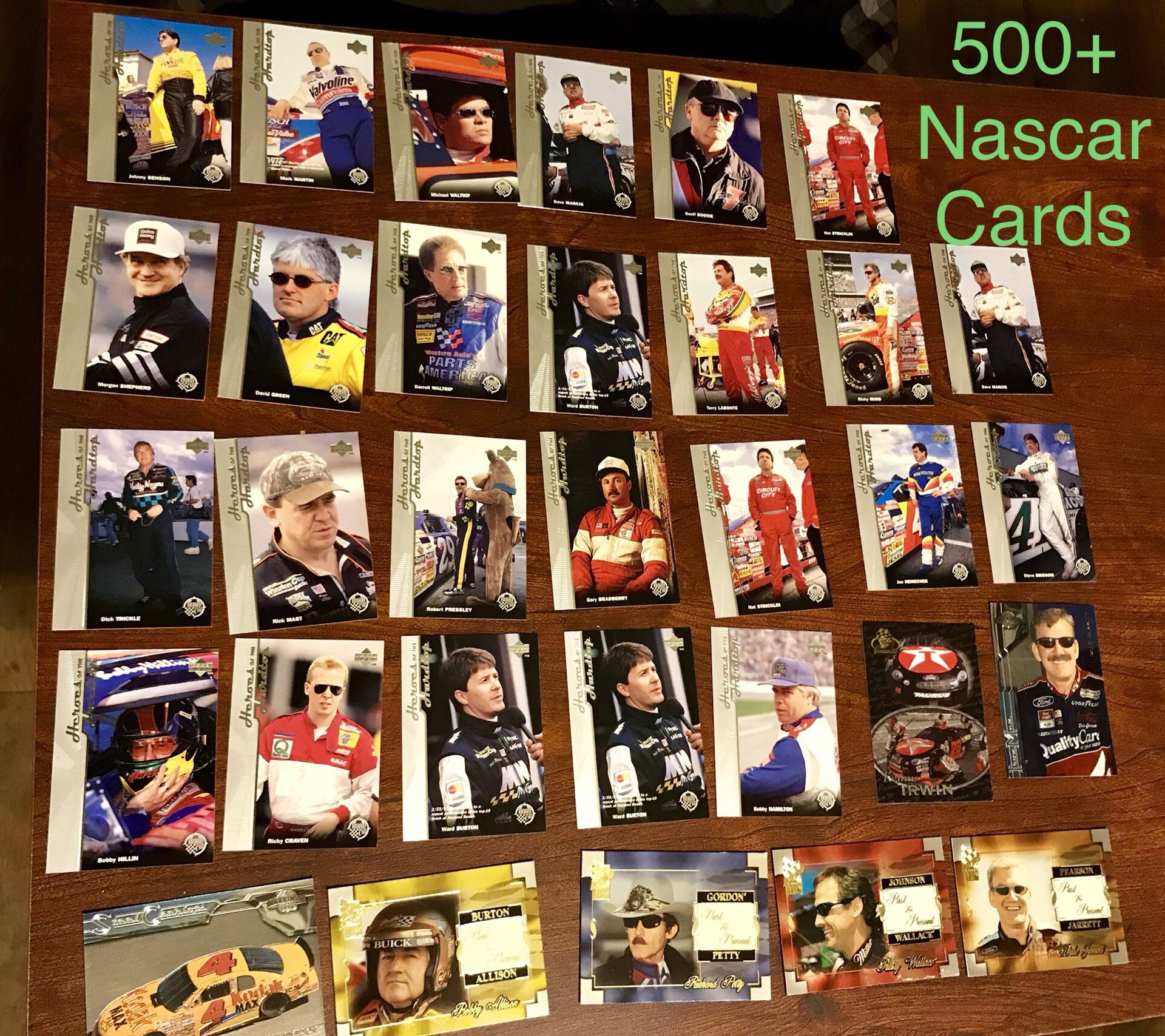 500+ NASCAR Race Cards