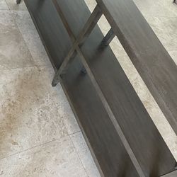 Long Shelf Console Table Solid 