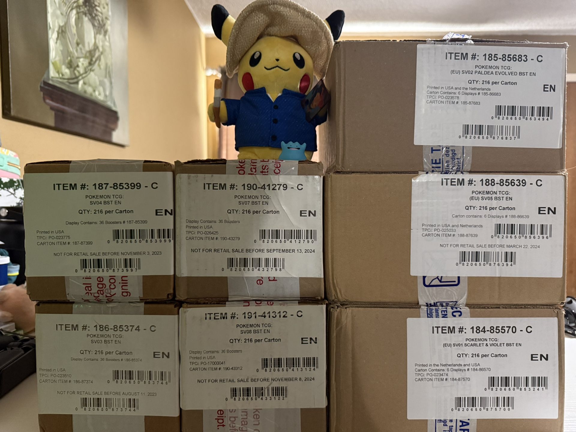 Pokemon SV Sealed Booster Box Cases