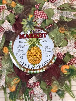Pineapple Farmhouse Wreath
