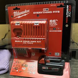 Milwaukee M18 5.0Ah Battery & Charger