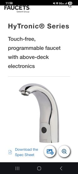 Chicago Faucets Touchless
