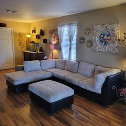 Couch With Ottoman 