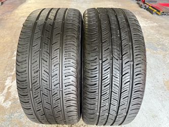 Two Tires 235/40/18 Continental Procontact with 70-90% left Excellent deal