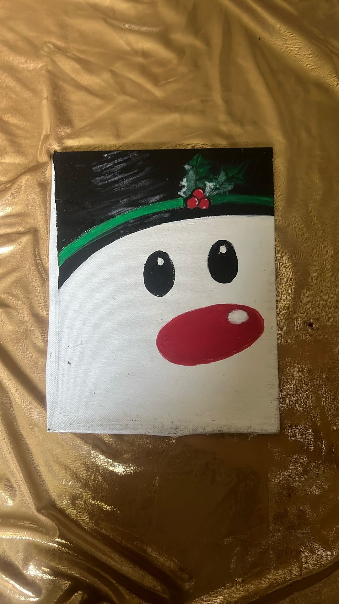 Snowman Painting For Sale