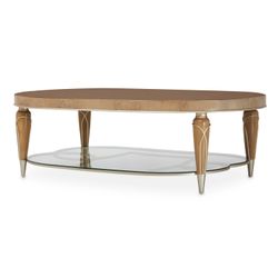 Villa Cherie Caramel Oval Cocktail Table