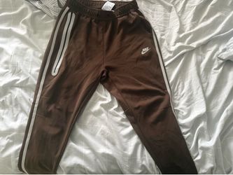 brown nike tech sweats