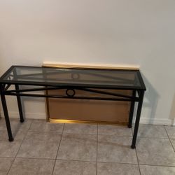 Glass Entry Table