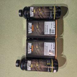 U-POL Raptor Liner – 6 Bottles + 2 Hardeners (Raptor Black)