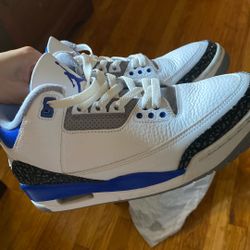 Jordan 3s Retro Blue Size 7.5