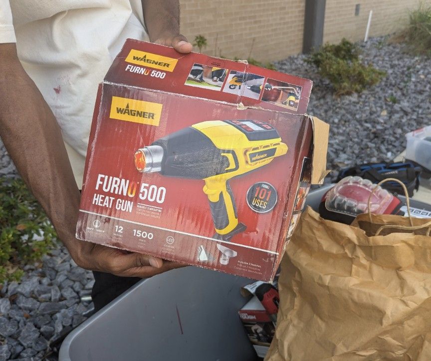 Heat Gun and Drill