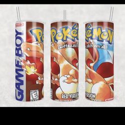 Pokémon Red - 20oz stainless Steel Tumbler