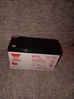 YUASA 12v  7.0 Ah Batteries Full Charge 8 Instock