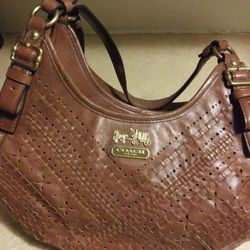 Coach Madison Maggie Small  Brown Shoulder Bag