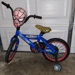 Boys Huffy 16 Inch Spider-Man Bicycle 