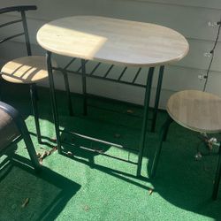 Table with Two Chairs