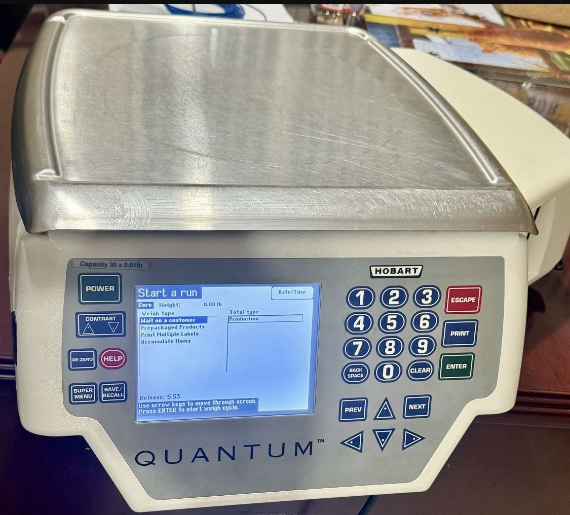 Hobart Quantum Scale-Printer 29252-BJ
