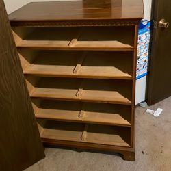 5 Drawer Wood Dresser
