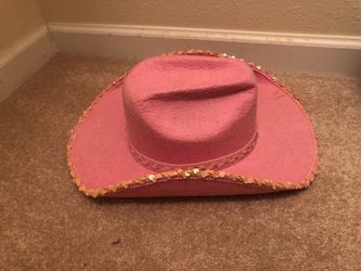 Pink cowgirl hat