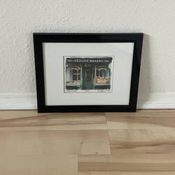 Framed Vesuvio Bakery Art Print