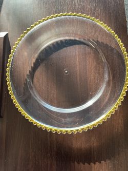 Beautiful Gold Trimmed Charger Plates