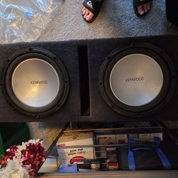 Kenwood Subwoofer And Amp