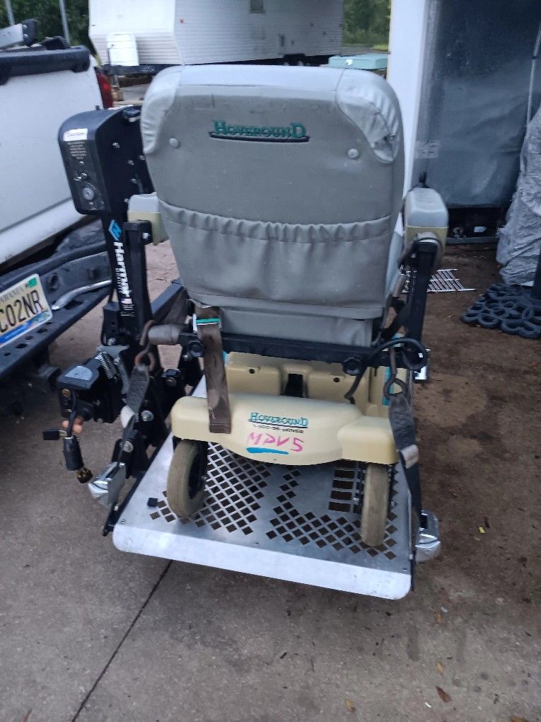 Hover Round MPV500 Electric Wheel Chair / AND A Harmar AL500 Wheelchair Lift