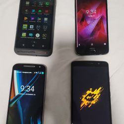 4 TELEFONOS ANDROID