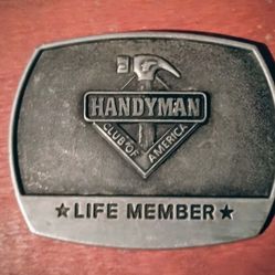 1996 Vintage Silver Metal Handyman Life Member 2