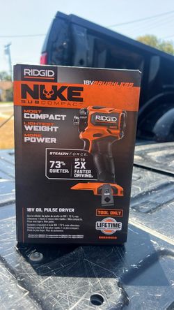 RIDGID 18v nuke 1/4 in driver
