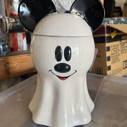 Disney Mickey Ghost Cookie Jar