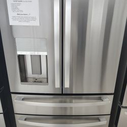 $2099(MSRP$4399, Save $2300) GE French 4 Door Refrigerator With Autofill and Door-in-Door Storage 