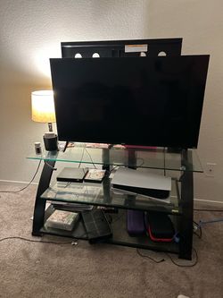 3 level mounted tv stand