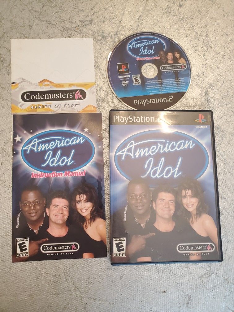 American Idol (Sony Playstation 2 PS2, 2003) CIB video game