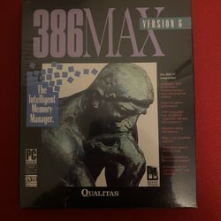 Sealed Vintage 1992 Qualitas 386Max Version 6
