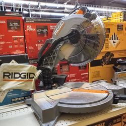 RIDGID 12 IN. DUAL BEVEL MITER SAW